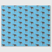 Okapi漫画イラストレーション ラッピングペーパー (フラット)