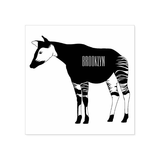 Okapi漫画イラストレーション ラバースタンプ (インプリント)