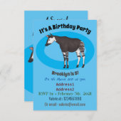 Okapi漫画イラストレーション 招待状 (正面/裏面)