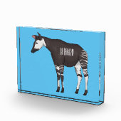 Okapi cartoon illustration フォトブロック (右)