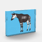 Okapi cartoon illustration フォトブロック (左)