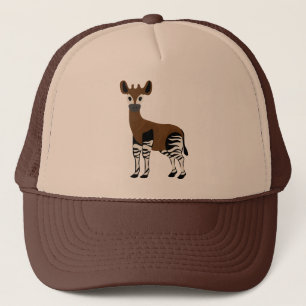 Okapi Cartoon, Okapi 威厳のある Animal, Okapi Lovers キャップ