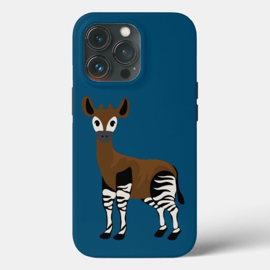Okapi Cartoon, Okapi 威厳のある Animal, Okapi Lovers Case-Mate iPhoneケース (裏面)