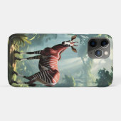 Okapi In The Rain forest (Zebra Giraffe) Case-Mate iPhoneケース (裏面(横))