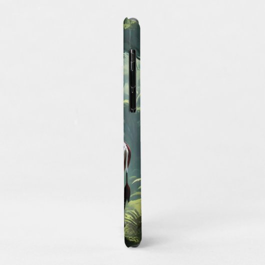 Okapi In The Rain forest (Zebra Giraffe) Case-Mate iPhoneケース (裏面/左)