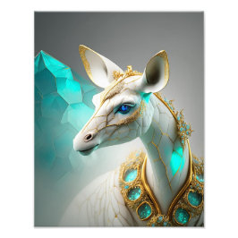 OKAPI MOTUフォレストGiraffeアイランドレムリア フォトプリント