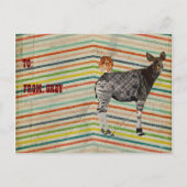 OKAPI & OWLバレンタインデーのはがき シーズンポストカード (裏面)