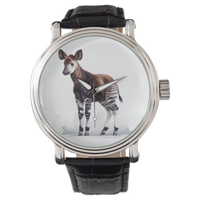 Okapi Watercolor AREF305 - Watercolor 腕時計 (正面)