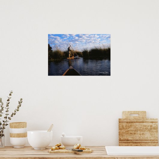 Okavangoデルタ写真 ポスター (キッチン)