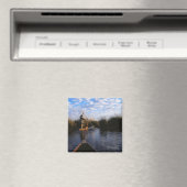 Okavangoデルタ写真 マグネット (インサイチュ (食洗機))