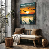 Okavango Delta Botswana Canvas Print African Art キャンバスプリント
