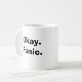 Okay.Panic. コーヒーマグカップ (正面左)