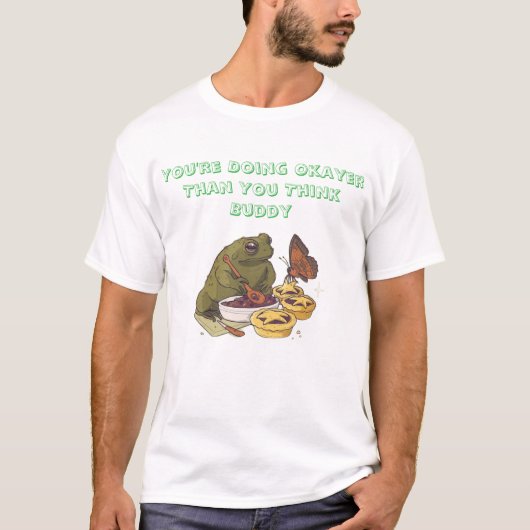 ''Okayer Than You Think'' Frog Pie T-Shirt Tシャツ (正面)