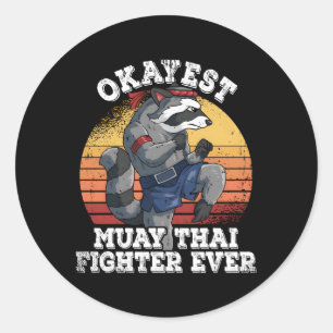 Okayestムエタイファイターエバームエタイ ラウンドシール