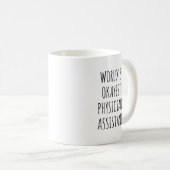 Okayest医師アシスタントおもしろいPA コーヒーマグカップ (正面右)