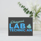 OKAYEST LAB TECHNICIAN - MEDICAL LAB TECH ポストカード (スタンド正面)