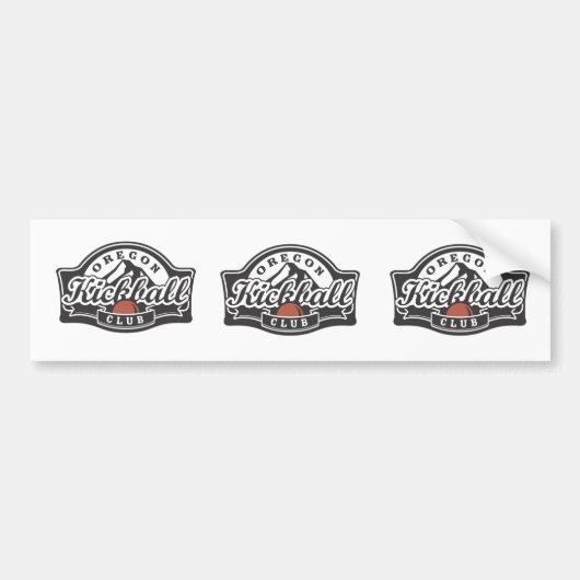 OKCのステッカーX 3 バンパーステッカー (正面)