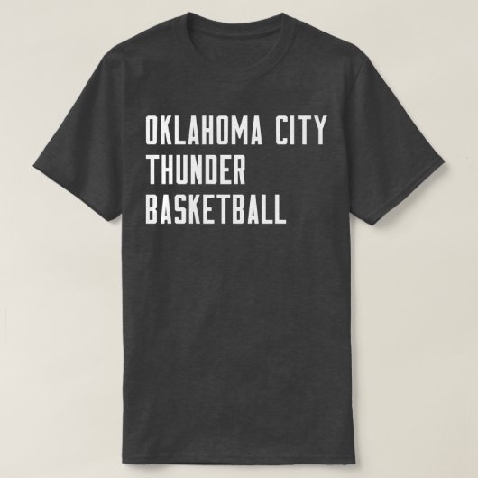 OKCバスケットボール Tシャツ (デザイン正面)