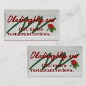 OKCdiningblog.comの名刺 名刺 (正面/裏面)