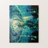 Okeanos Primordial Titan of the Ocean from Greek M ジグソーパズル (縦)