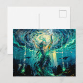 Okeanos Primordial Titan of the Ocean from Greek M ポストカード (正面/裏面)