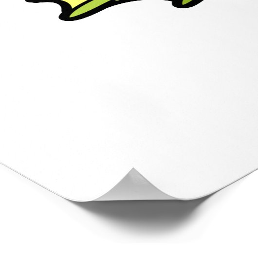 Okey Croak-ey Funny Animal Frog Pun ポスター (角)