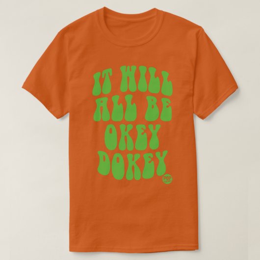 OKEY DOKEY Tシャツ (デザイン正面)