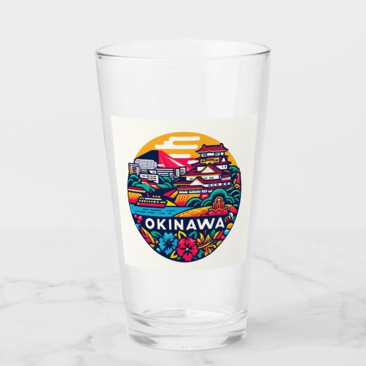 Okinawa Design Tumbler タンブラーグラス (正面)