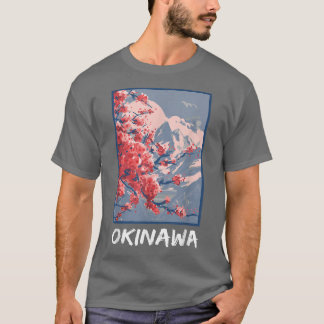 Okinawa Japan Sakura Cherry Blossom T-Shirt Tシャツ