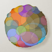 OKIOラウンド綿装飾用クッション | m3galleryStudio ラウンドクッション (裏面)