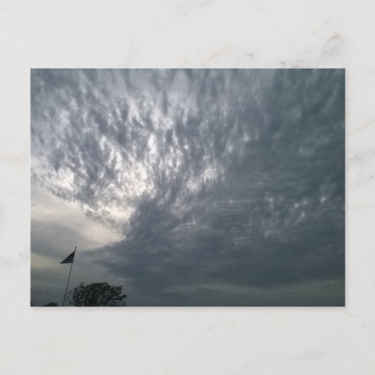 OKlahoma空（フラグ付き） ポストカード (正面)