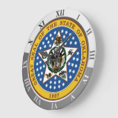 Oklahoma ラージ壁時計 (傾斜)
