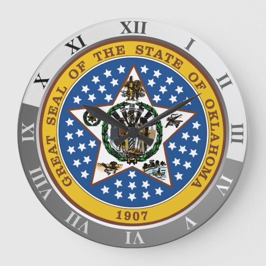 Oklahoma ラージ壁時計 (正面)
