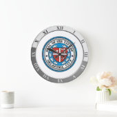 Oklahoma City flag Large Clock ラージ壁時計 (ホーム)