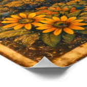 Oklahoma City Vintage Postcard Route 66 Crossroads ポスター (角)