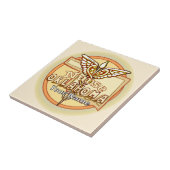 Oklahoma Nurse Caduceus Tile タイル (側面)