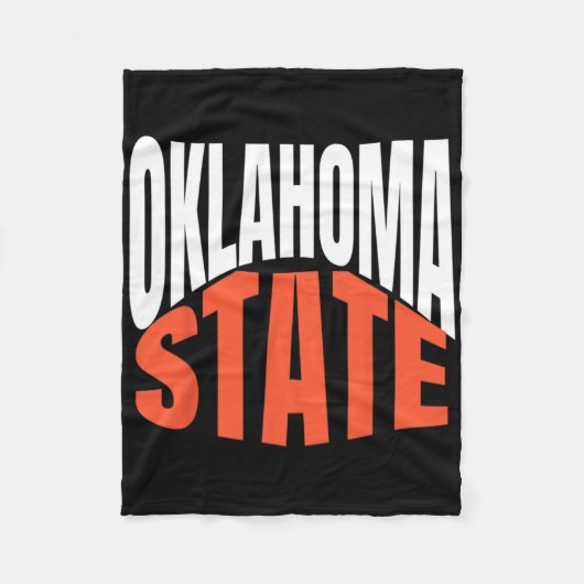 Oklahoma State  フリースブランケット (正面)