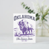 Oklahoma The Sooner State Est. 1907 ポストカード (スタンド正面)