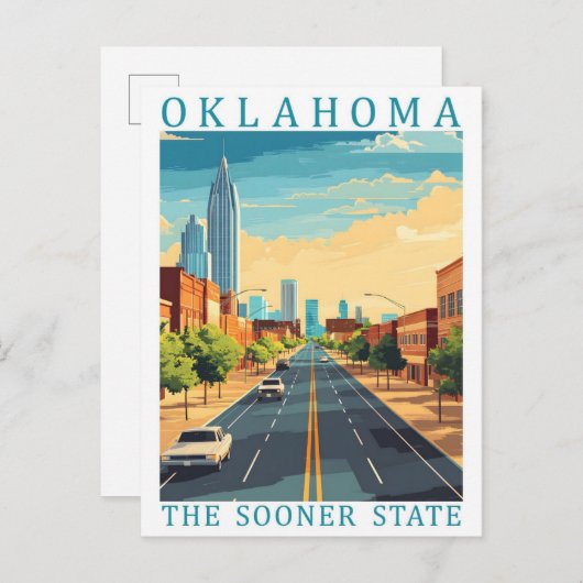 Oklahoma the Sooner State USA Travel Place ポストカード (正面/裏面)