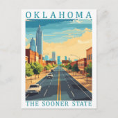 Oklahoma the Sooner State USA Travel Place ポストカード (正面)