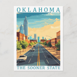 Oklahoma the Sooner State USA Travel Place ポストカード
