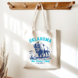 Oklahoma The Sooner State - Vintage Bison Design トートバッグ