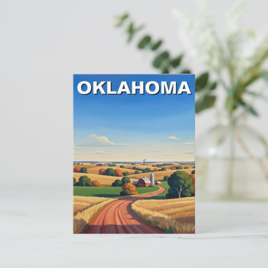 Oklahoma Travel ポストカード (スタンド正面)