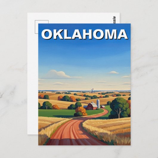 Oklahoma Travel ポストカード (正面/裏面)