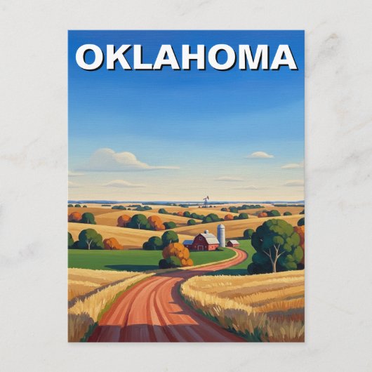 Oklahoma Travel ポストカード (正面)