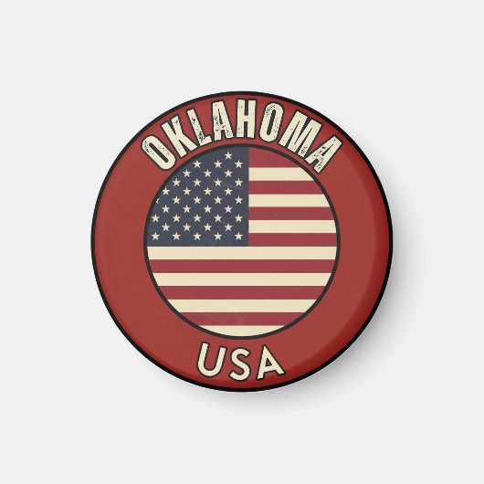 Oklahoma United States of America マグネット (正面)