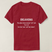 Oklahoma vs. Texas Tシャツ (デザイン正面)