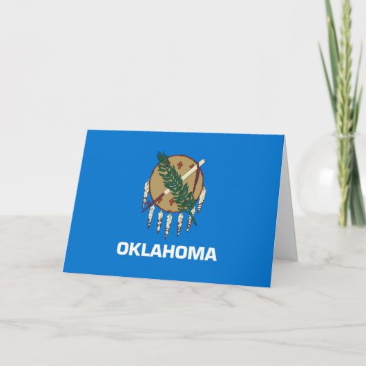 Oklahoman Flag, Flag of Oklahoma カード (正面)