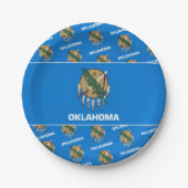 Oklahoman Flag, Flag of Oklahoma ペーパープレート (正面)