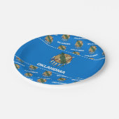 Oklahoman Flag, Flag of Oklahoma ペーパープレート (アングル)